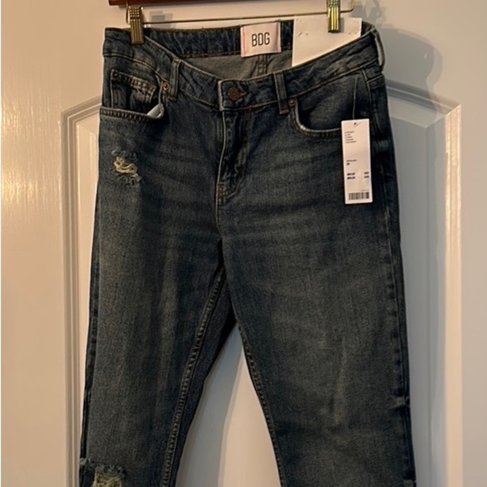 BDG Slim Boot Cut Jeans, Size 28, Denim Medi